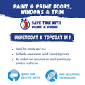 British Paints 4L White Gloss Doors Windows and Trim Paint and Prime
