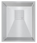 Franke Peak single bowl undermount sink - stainless steel finish, no drainer, 50 year warranty - PKX110-34/42