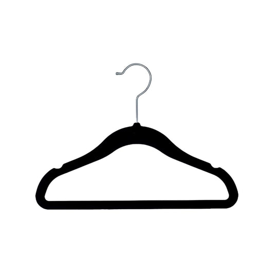 Practa Kids Velvet Clothes Hanger - 10 Pack - Ultra Slim Design - 296mm x 205mm