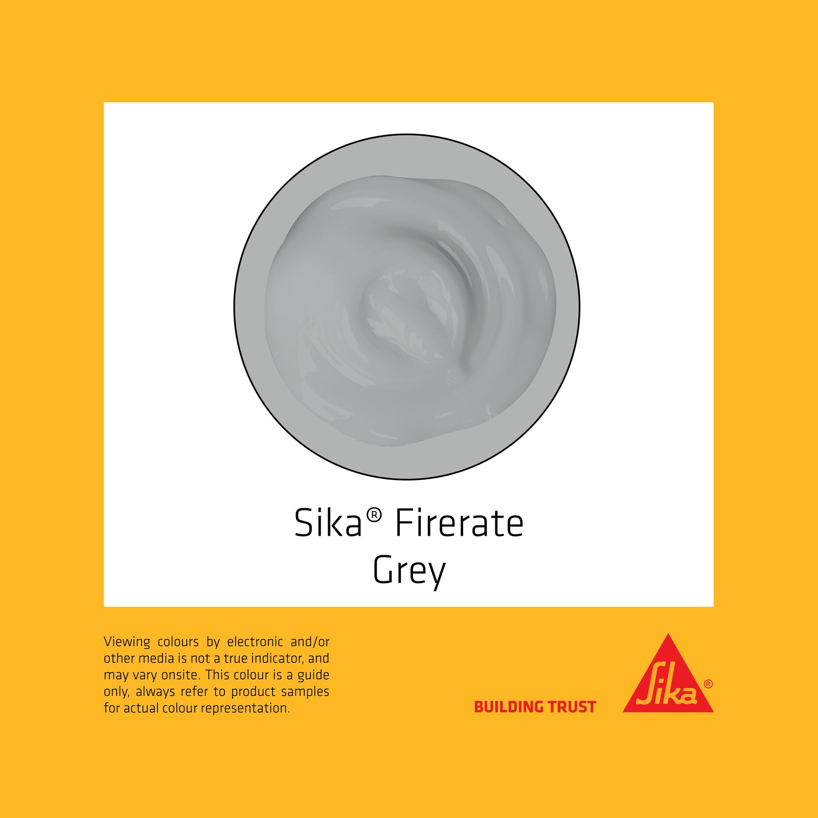 Sika Firerate Fire-Resistant Acrylic Sealant Grey 310ml