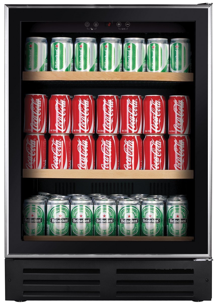 Lemair 145L Beverage Centre - Black, 3 Star Energy Rating, Reversible Door - LBC6178