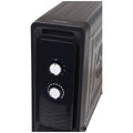 Goldair 2400W Radiant Heater - Black, Instant Heat, Adjustable Thermostat, 3 Heat Settings - GIR370