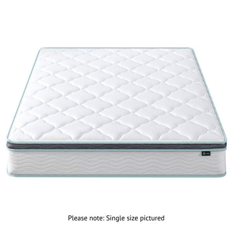 Zinus Single Deluxe Bonnell Inner Spring Mattress - Medium Feel - Quilted Cover - AU-MSSAO1ZC-10S