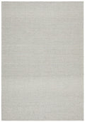 Rug Culture Studio Large Rug 280x190cm - Silver Felted Wool, Hand Woven Flatweave - STUD320SIL280X190