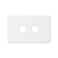 DETA X6 Two Gang Grid Plate - Polycarbonate - Modern Design - Easy Install - SuperSaverAU - view 1