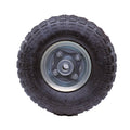 Move It 3.5 x 4 inch Pneumatic Steel Trolley Wheel 5/8 inch Axle 100kg