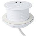 Click Desktop Power Grommet PD65W - AC & USB Ports - 1.5M Cable - 89mm x 66mm x 99mm - SuperSaverAU - view 1