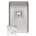 Oliveri Professional Series 1/2 bowl undermount sink - brushed 304 grade steel, easy clean corners - PR1160U