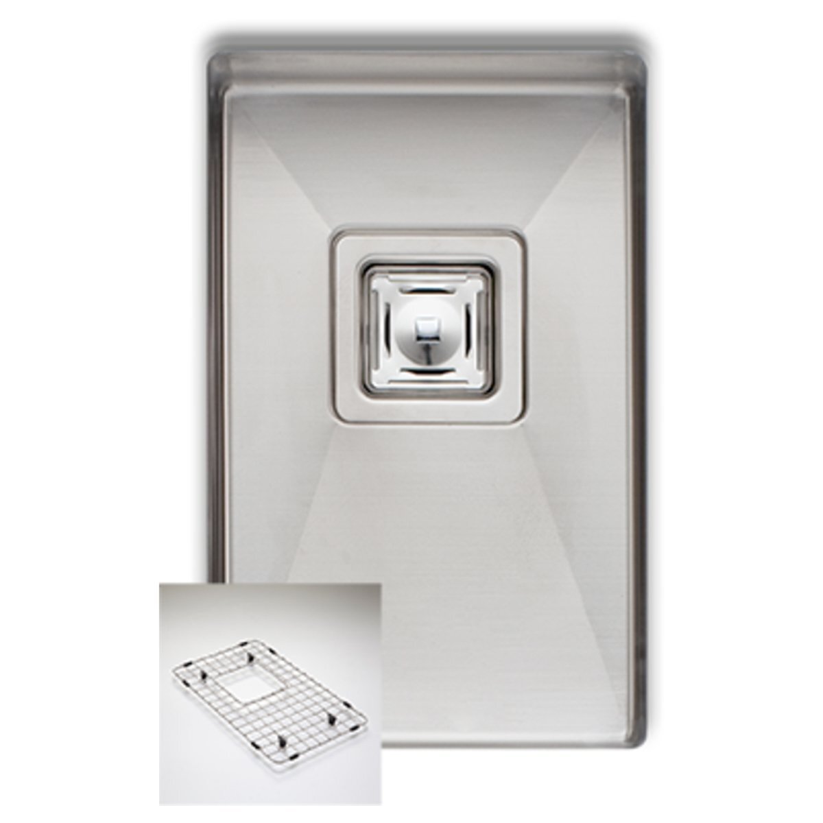 Oliveri Professional Series 1/2 bowl undermount sink - brushed 304 grade steel, easy clean corners - PR1160U