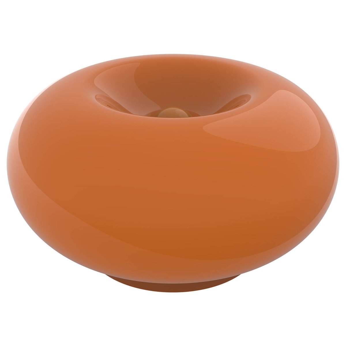 Verve Design Elton Table Wall Light - Donut Shape - Orange Glass - 270mm - SuperSaverAU - view 2