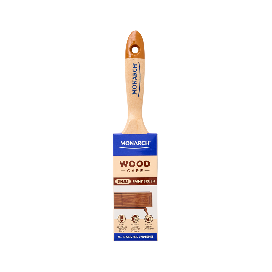 Monarch 50mm Woodcare Timber Handle Paint Brush