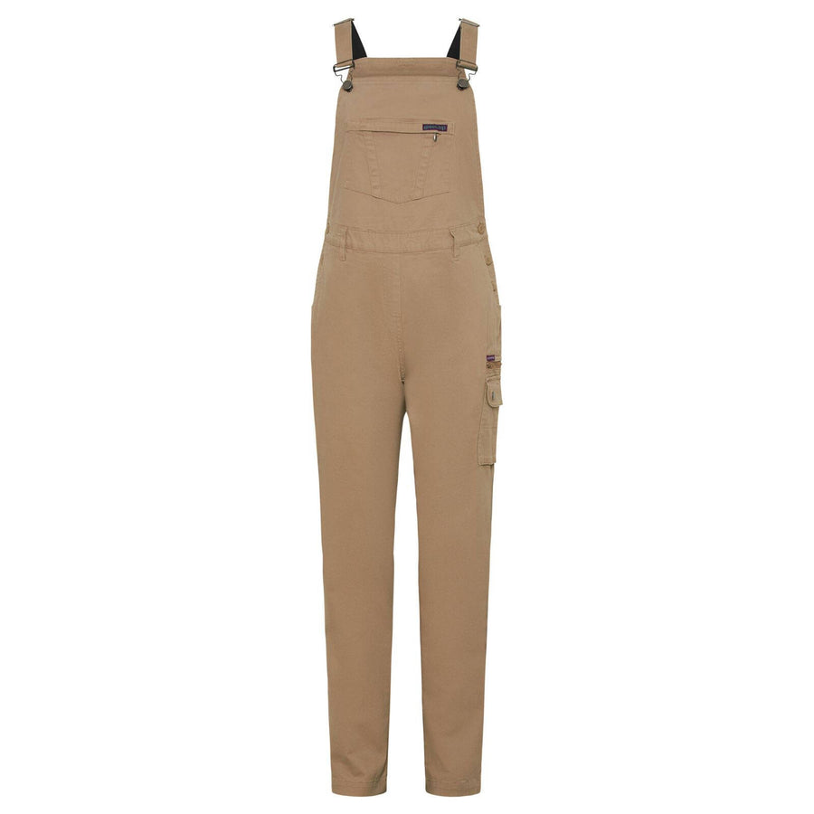 Green Hip All Women Overalls Khaki Size 6 Cotton Spandex Drill Twill