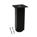 Adoored Table Leg - 40 x 40 x 150mm - Steel - Black Finish - SuperSaverAU - view 1