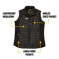 Dewalt Storm Vest XL - Lightweight Insulation - Enhanced Mobility - Reflective Branding - SuperSaverAU - view 5