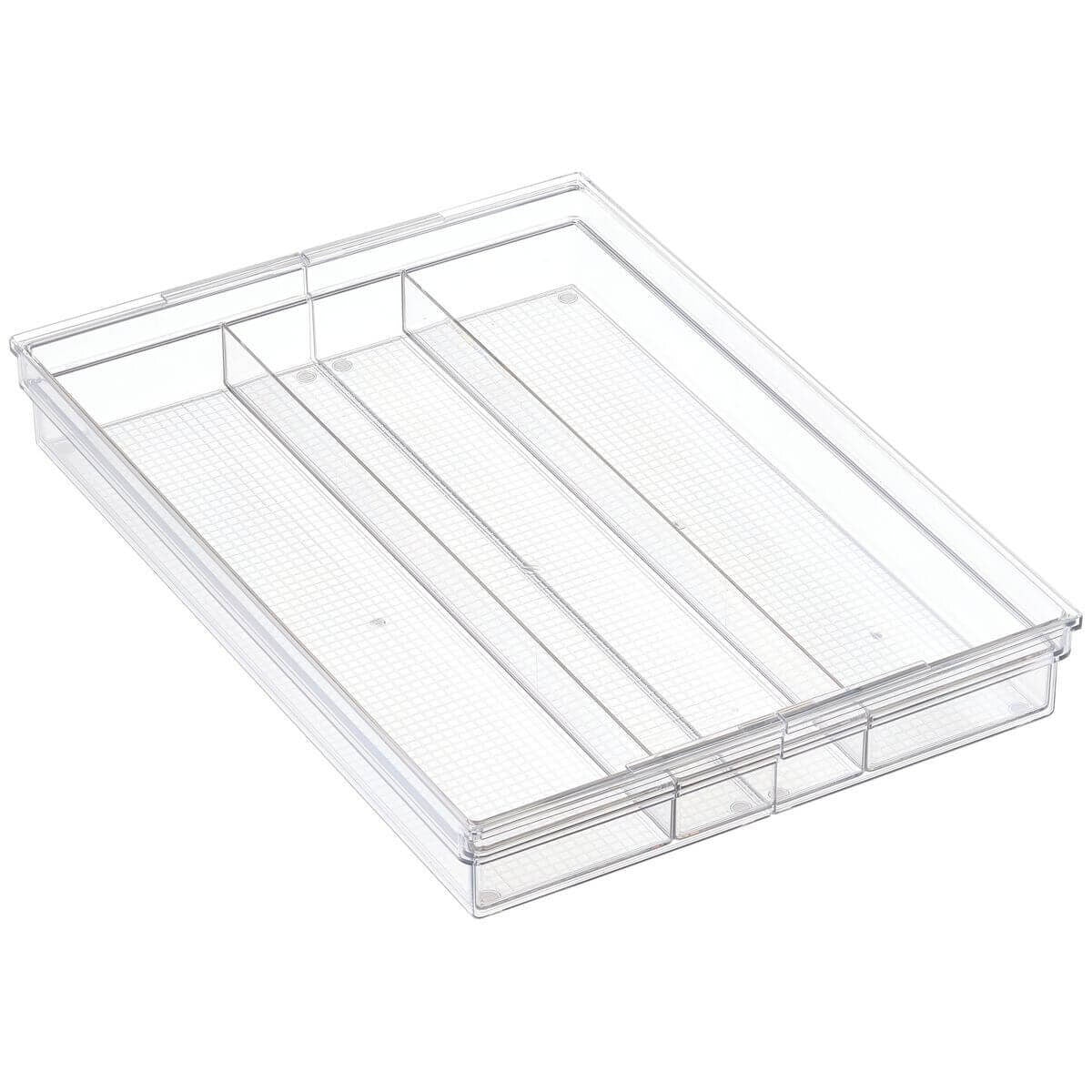The Container Store 2 Piece Office Pack - Monitor Riser, Drawer Organiser, Clear PET - VTCS-OFFICE-P1