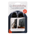 Dreambaby Child Safety Flat Screen TV Saver - Adjustable, Woven Fabric and Metal, Black