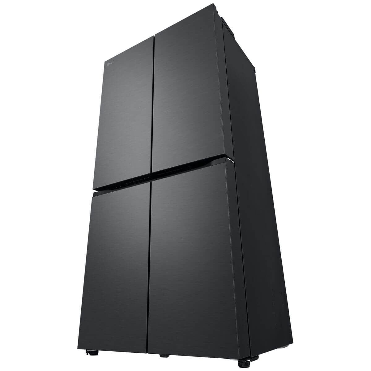 LG 530L French Door Fridge - Matte Black, 5 Star Energy, Hidden Hinges, ThinQ - GF-B505MBL