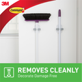 Command Broom Gripper 1.8kg Plastic 2 Pack Damage-Free Storage - SuperSaverAU - view 5