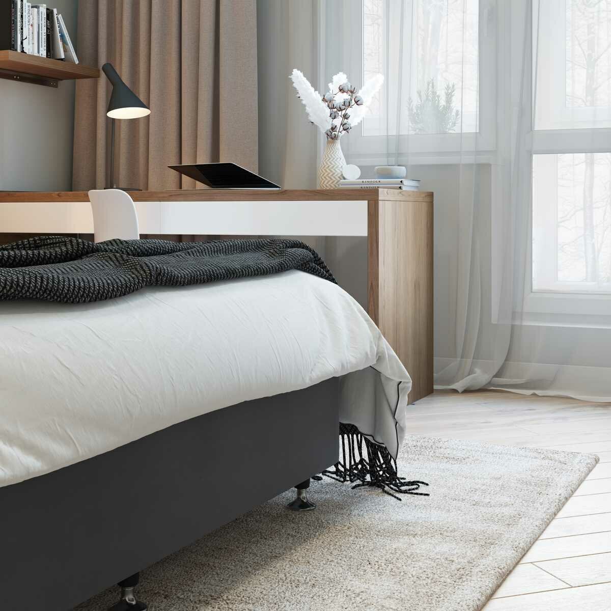 A.H. Beard Domino Oslo Plush King Mattress - 5 Zone Coil Support - Gel Memory Foam - DOSLOPMKING