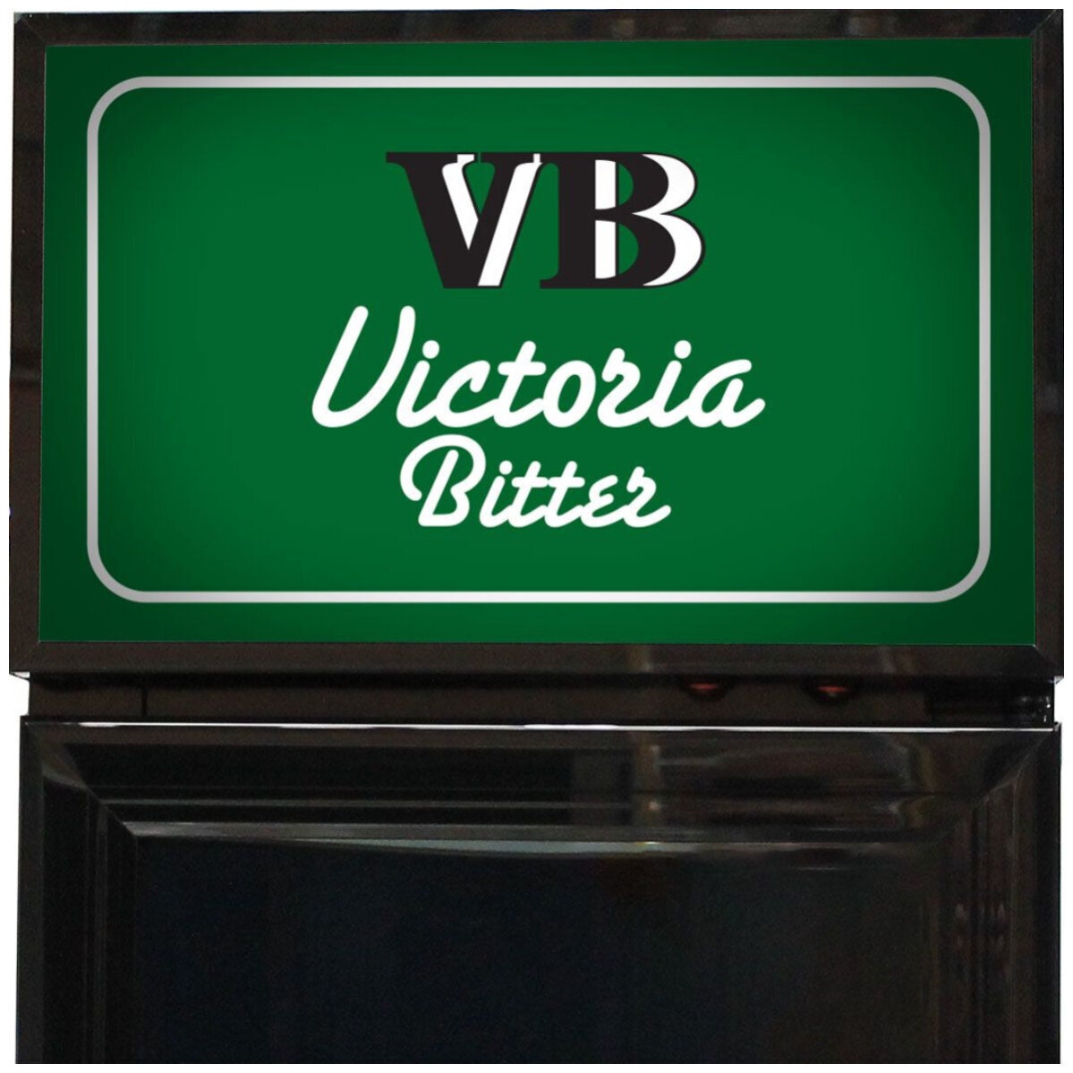 Schmick 160L skinny upright bar fridge - Victoria Bitter branded, 9 star energy rating - SS-P160-VB-V2