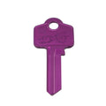 EHI WO2-WC2 Purple Blank Key 53mm Aluminium Titanium Alloy