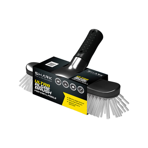 Shark Algae Brush for Vinyl Pools - 300mm - Blue - Durable Bristles