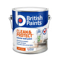 British Paints White Clean & Protect Low Sheen Interior Paint 2L