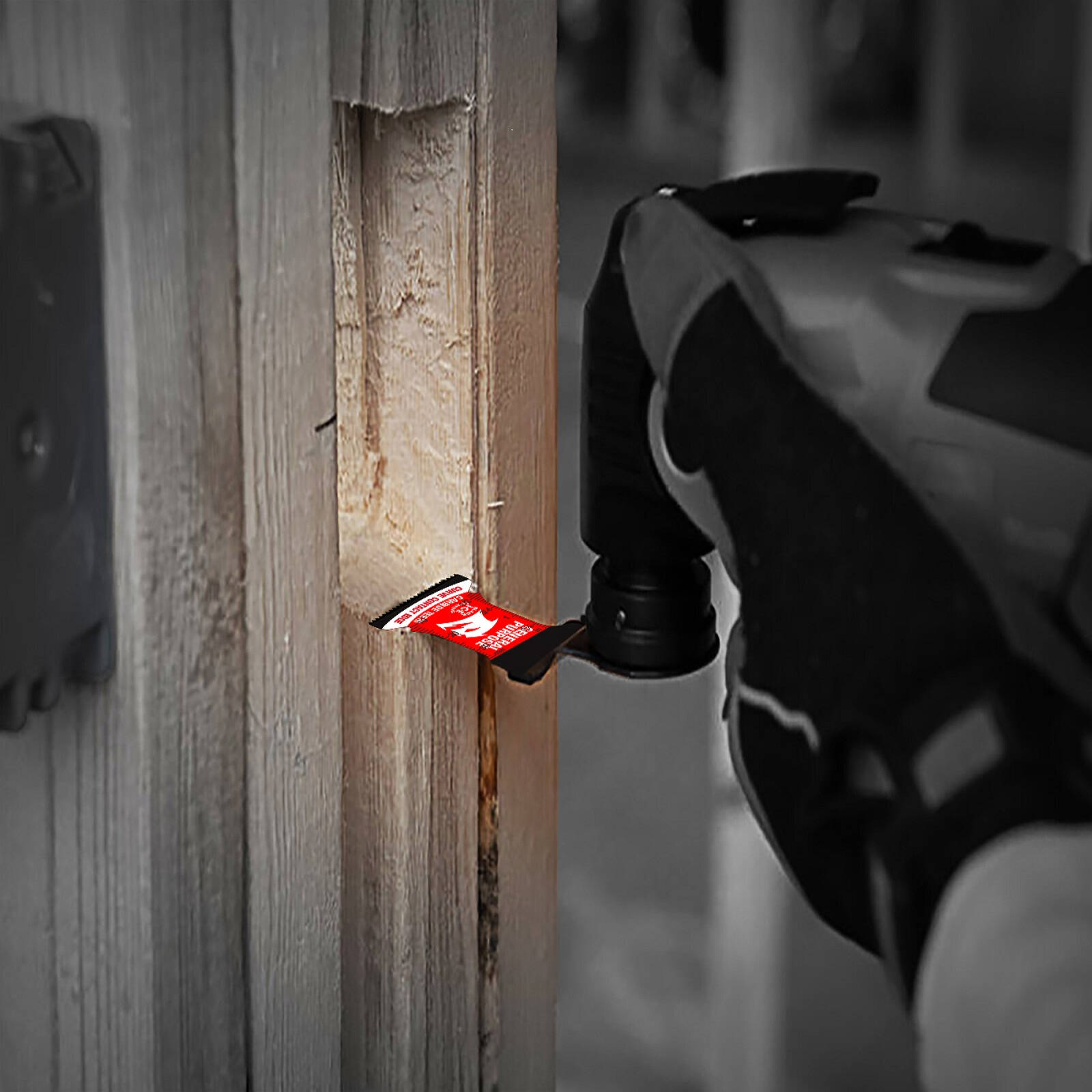 Diablo 32mm Starlock AMPED Demo Demon Carbide Oscillating Blade Nail-Embedded Wood 3 Pack