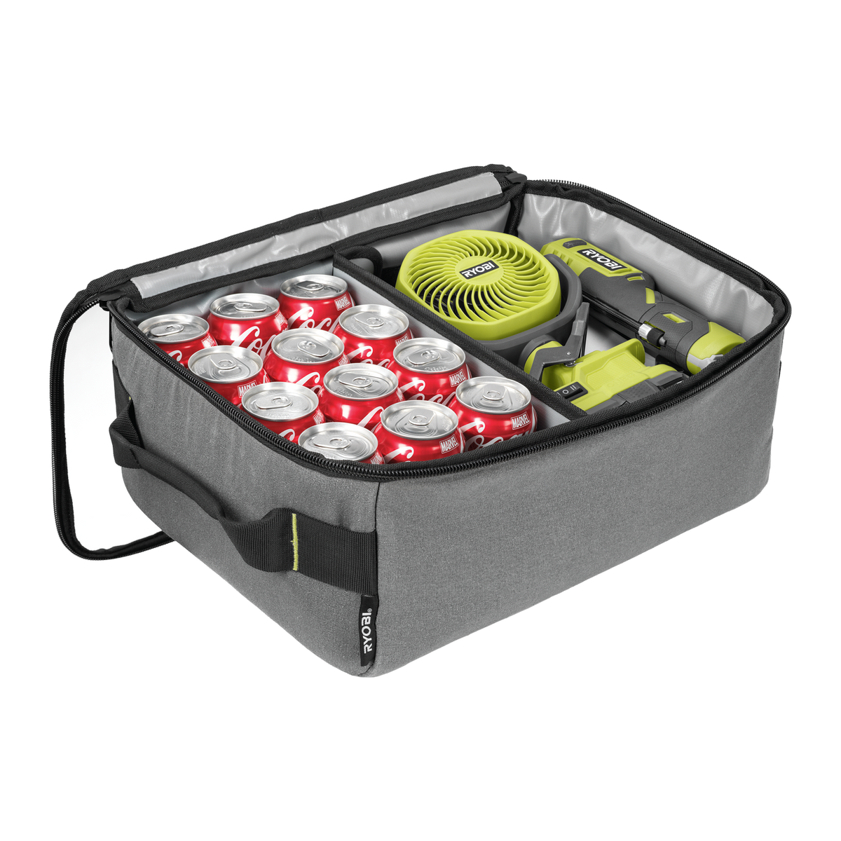 Ryobi Traxx Large Clear Top Canvas Bag - 340mm x 170mm x 460mm - Water-Resistant - SuperSaverAU - view 4