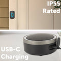 Arlec 200m Rechargeable Wireless Door Chime - Speaker - RGB LED - Black - SuperSaverAU - view 2