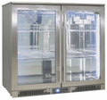 Rhino 248L Outdoor Beverage Centre - Stainless Steel, Heated Glass Doors, Lockable - ENV2H-SS