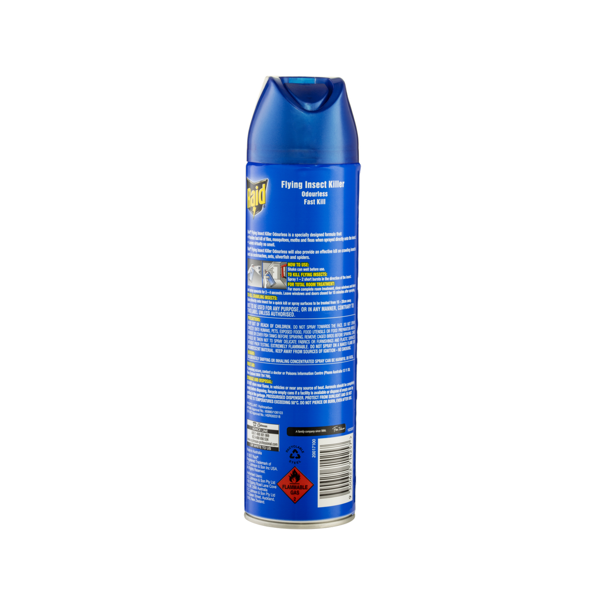 Raid Pest Flying Insect Killer - 400g - Aerosol - Odourless - SuperSaverAU - view 2