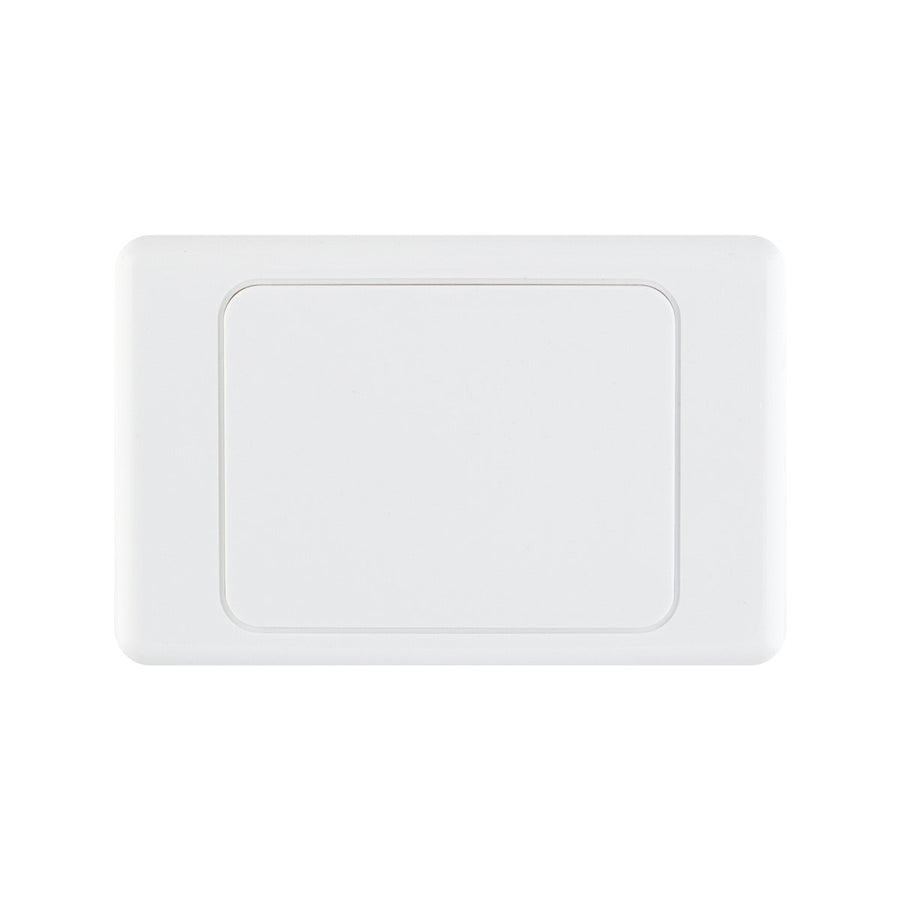Deta Blank Wall Cover Plate - Polycarbonate - 118mm - Attractive Design - SuperSaverAU - view 1