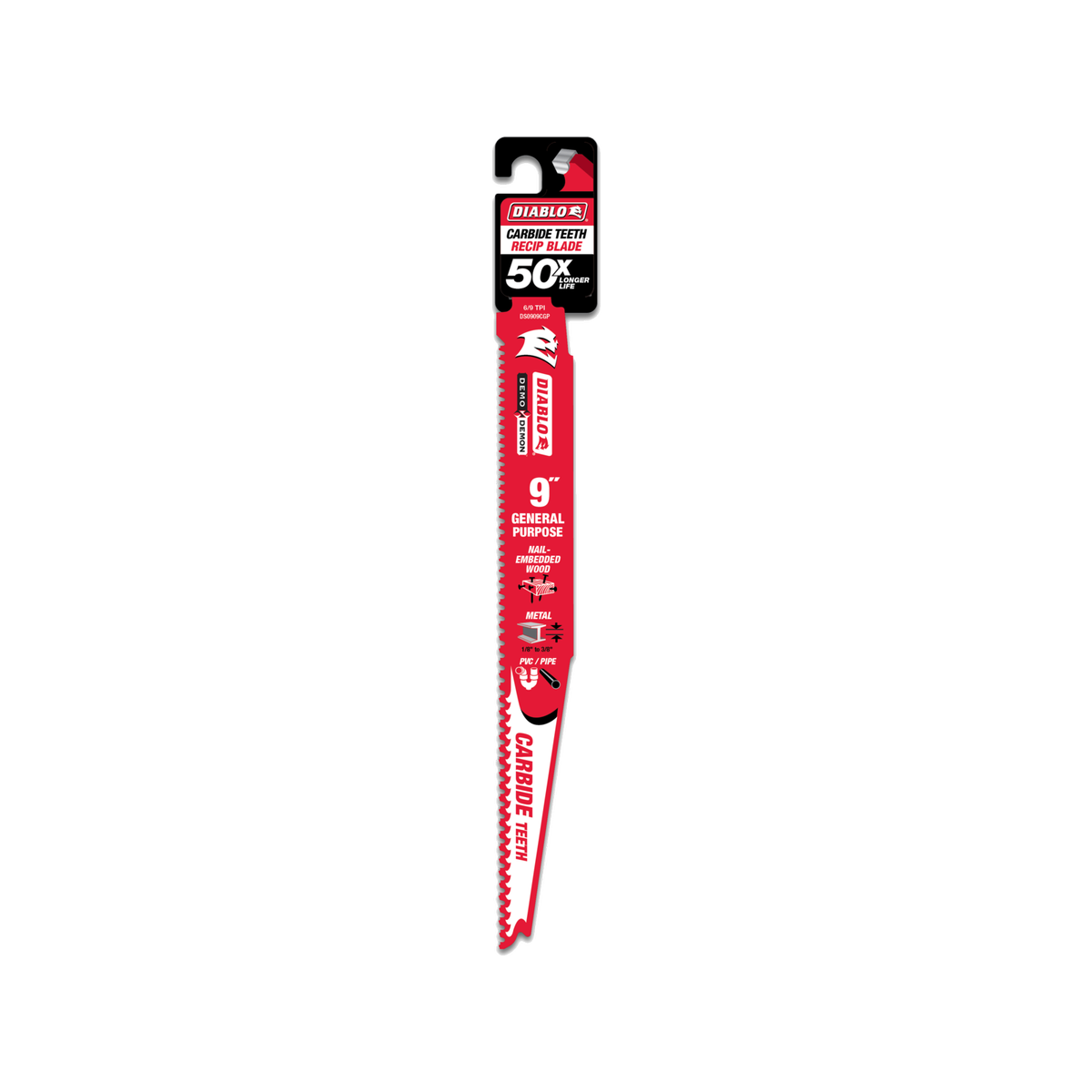Diablo Reciprocating Saw Blade - 9" - Carbide - General Purpose - SuperSaverAU - view 1
