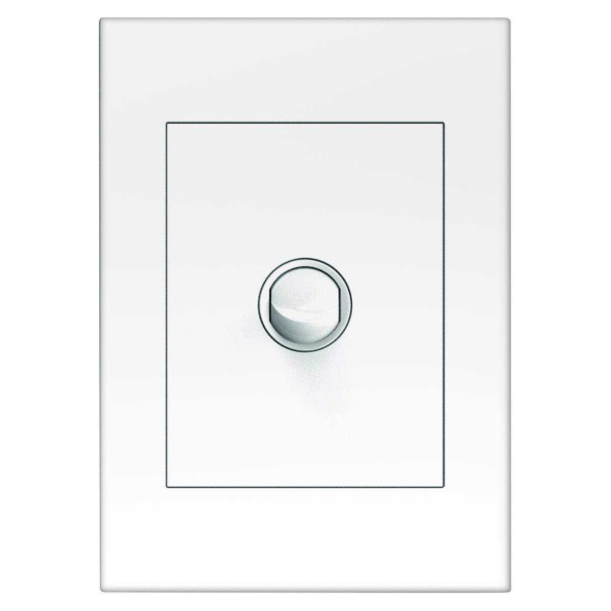 Hpm Vivo Wall Switch 1 Gang White Plastic Easy Install Reliable - SuperSaverAU - view 1