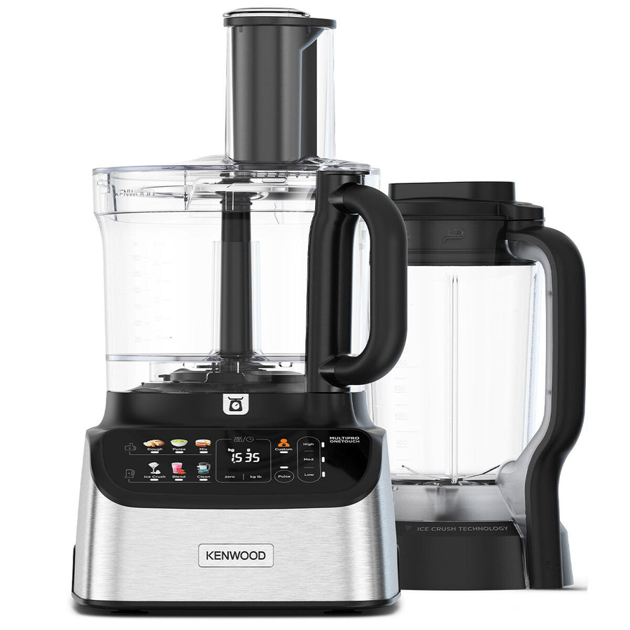 Kenwood MultiPro One Touch food processor and blender - 1000W, EasyWeigh scales, ice crush - FDM73480SS