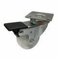 Move It 50mm Polypropylene Swivel Plate Castor with Brake Durable - SuperSaverAU - view 1