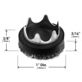 Slipstick 25mm Clear Outdoor Tap-in Berber Furniture Floor Protector 8 Pack