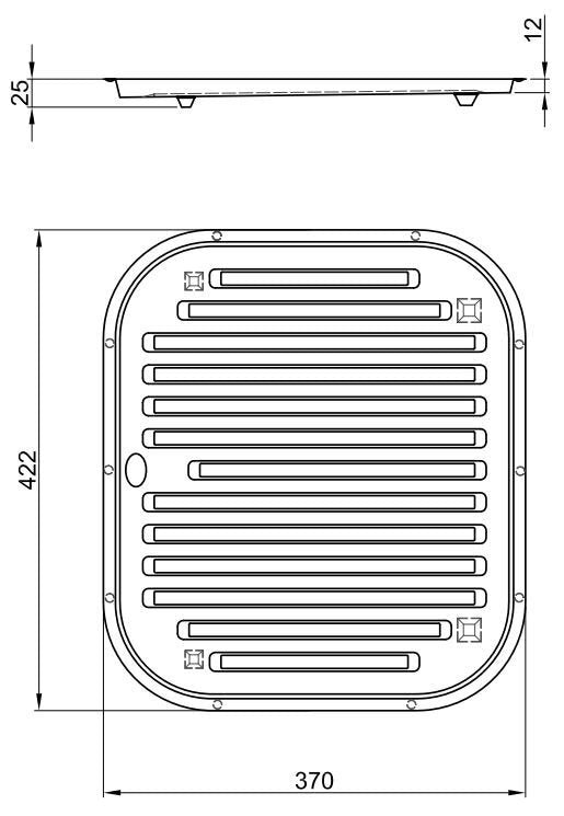Abey Drain Tray - Stainless Steel Silver Finish - 25 Years Manufacturer Warranty - ADT1