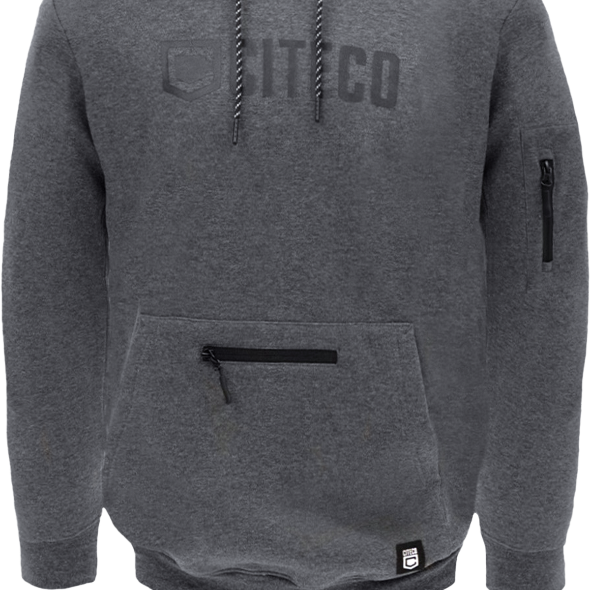 Citeco Charcoal Marle Hoodie - Men's Work Hoodie XL - UPF 50+ Protection - SuperSaverAU - view 1