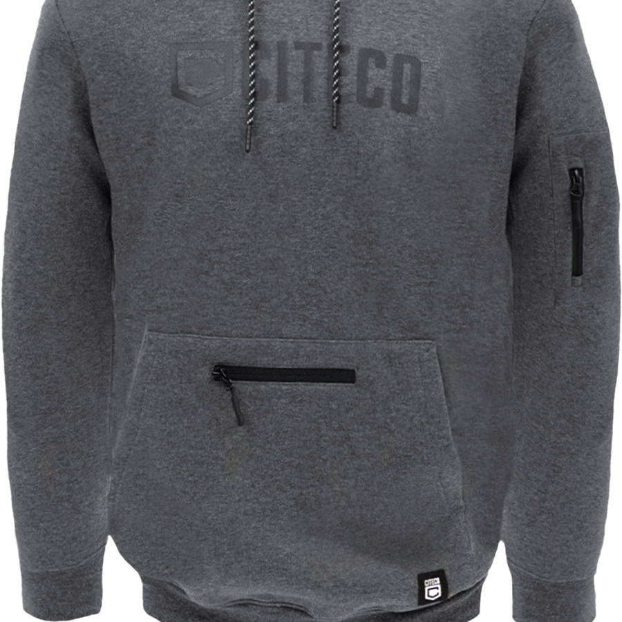 Citeco Charcoal Marle Hoodie - Men's Work Hoodie XL - UPF 50+ Protection - SuperSaverAU - view 1