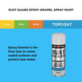 White Knight Rust Guard 310g Flat White Epoxy Enamel Spray Paint