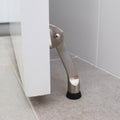 Adoored Standard Step Down Door Stop Satin Chrome Steel Interior Use