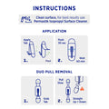 Permastik Medium White Kitchen Hooks 4 Pack Plastic
