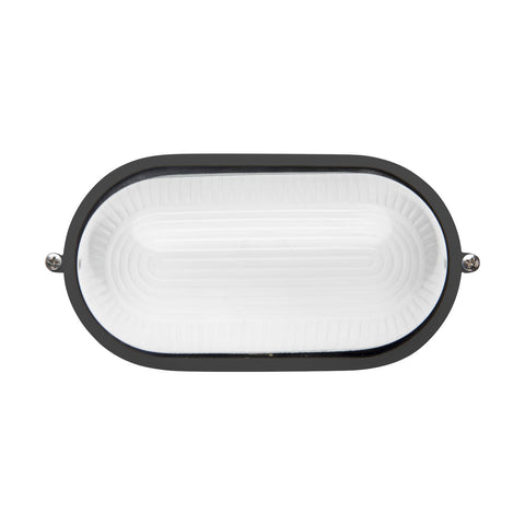 Brilliant Lighting Davis 9W LED Black Bunker Light Outdoor Hardwired 19820/06
