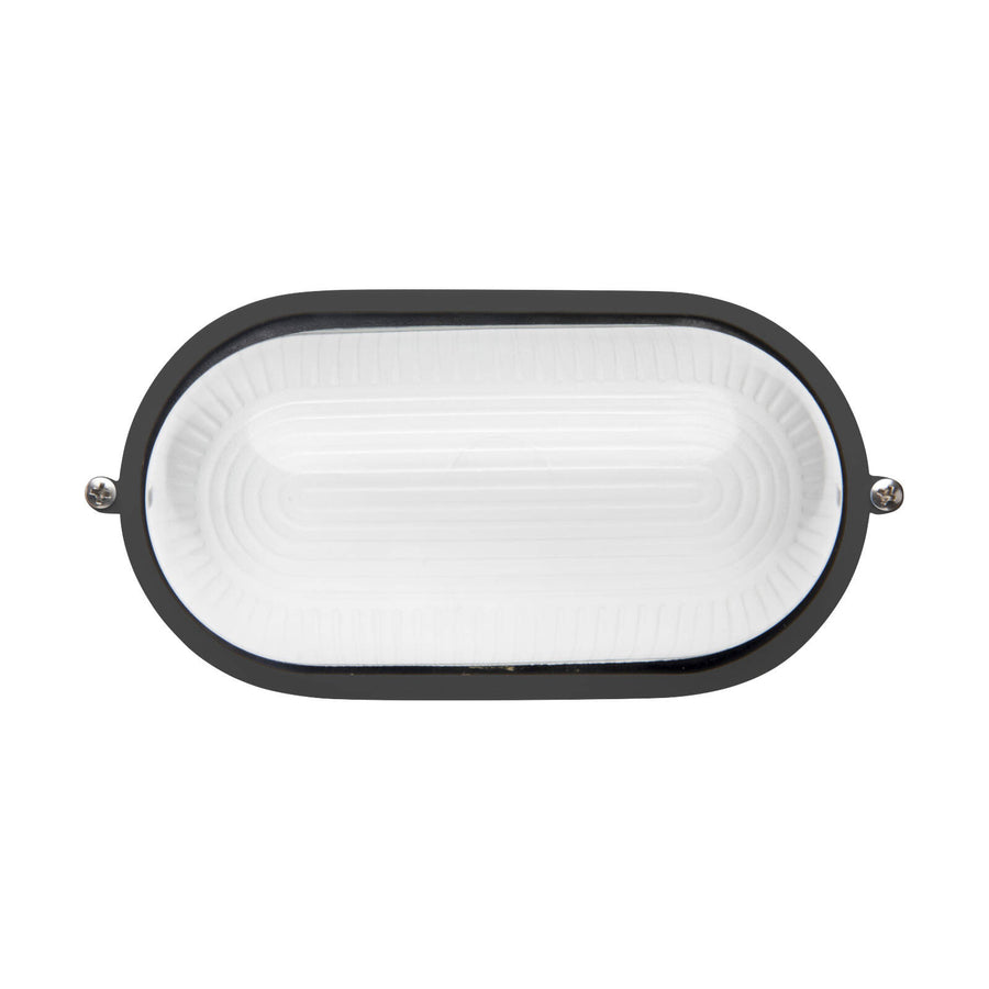 Brilliant Lighting Davis 9W LED Black Bunker Light Outdoor Hardwired 19820/06
