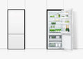 Fisher & Paykel Series 5 413L Bottom Mount Fridge - White Finish, Right Hinge, ActiveSmart - RF442BRPW6