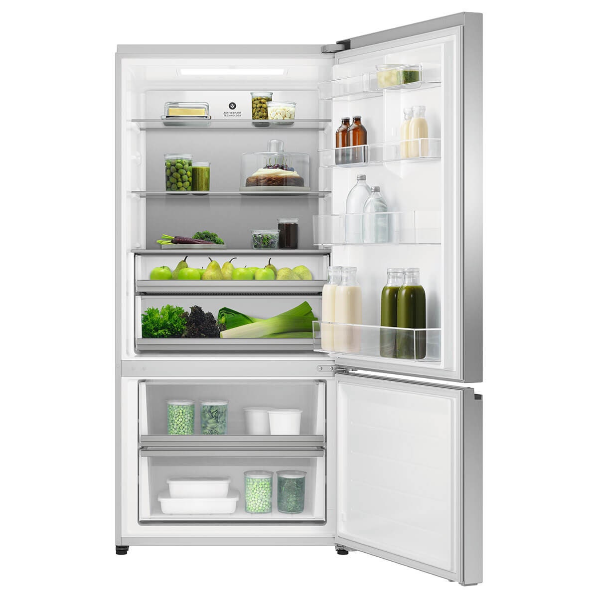 Fisher & Paykel Series 5 515L Fridge Freezer - Stainless Steel, 8 Star Energy, Reversible Door - RF505BRNQX1