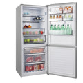 CHiQ 396L bottom mount fridge - stainless steel, inverter system, 6 star energy rating - CBM394NSS6E