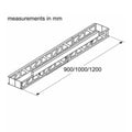 Bosch Rangehood Mounting Kit - 387mm Wide 1185mm Deep - 4.7kg Accessory - DSZ8WW1Y2